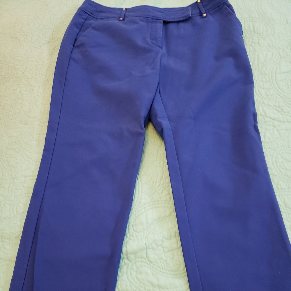 Ann Klein blue trousers